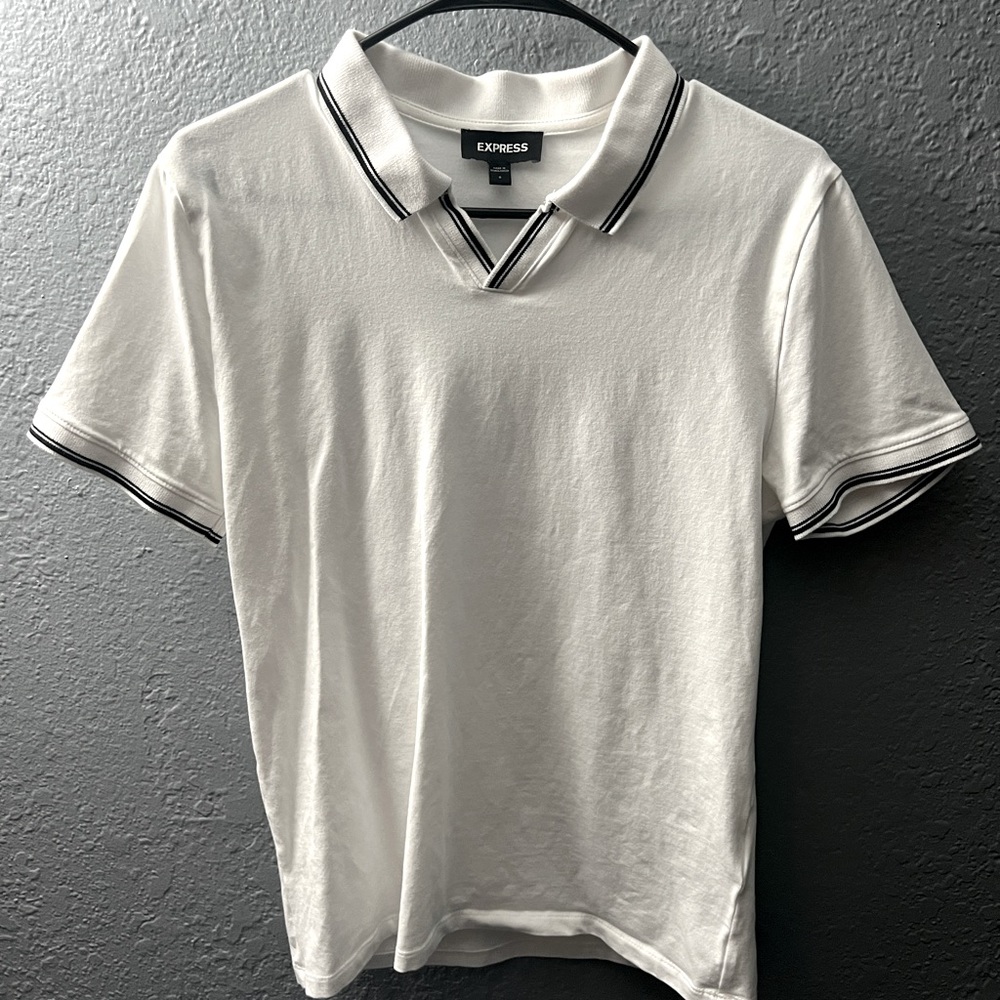 Express V-neck polo shirt